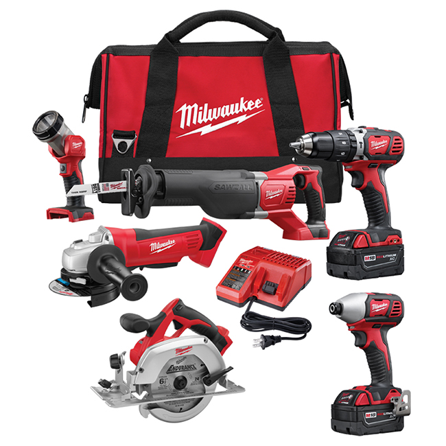 Milwaukee M18 6 Tool Combo Kit from GME Supply