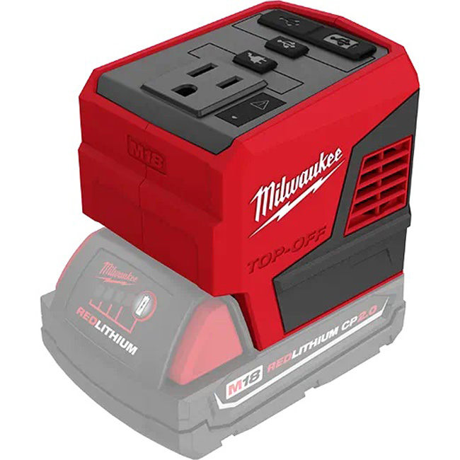 Milwaukee M18 TOP-OFF 175W Power Supply from GME Supply