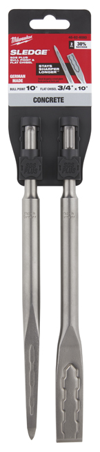 Milwaukee SDS-PLUS SLEDGE Bull Point and Flat Chisel from GME Supply