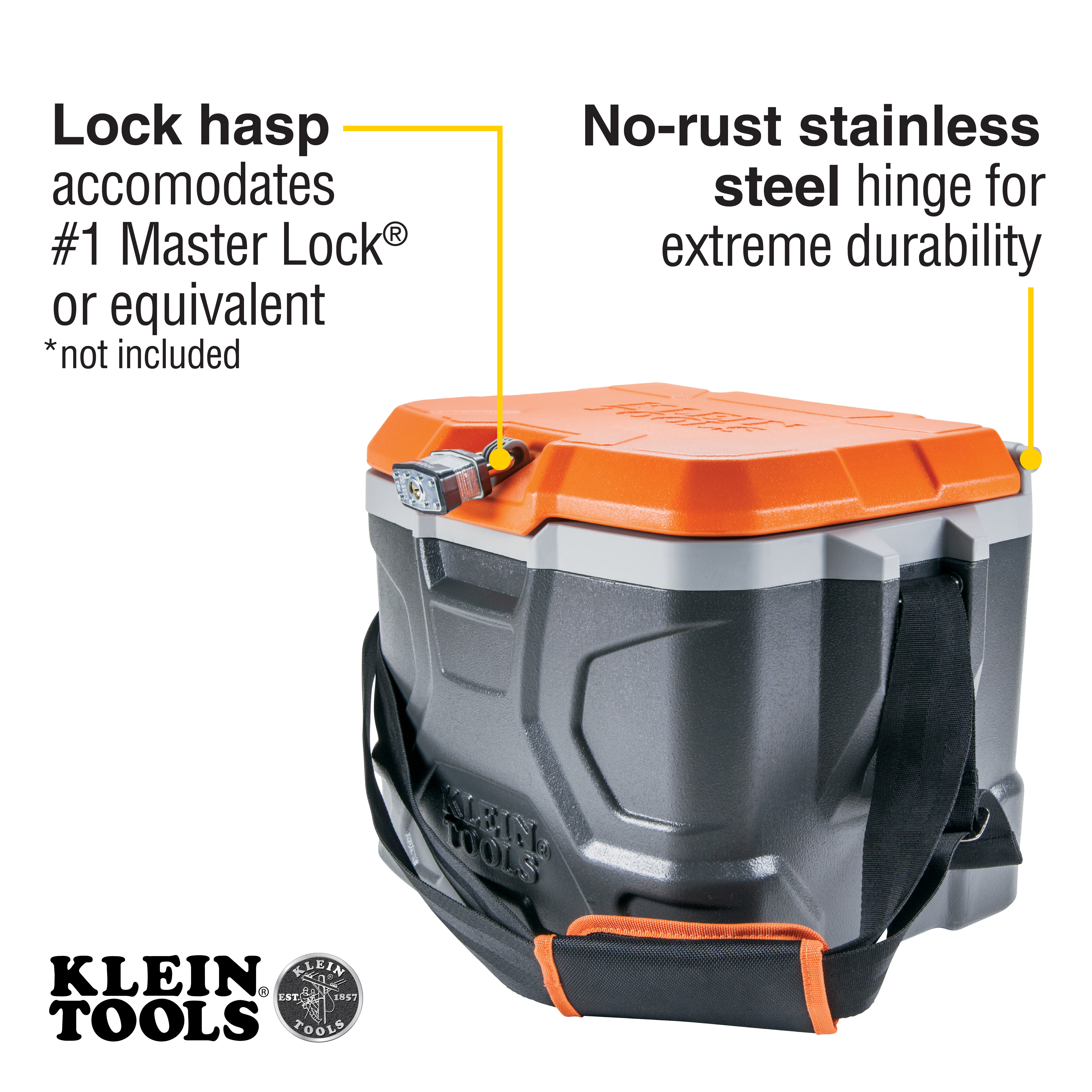 Klein Tools Tradesman Pro Tough 17-Quart Box Cooler  from GME Supply