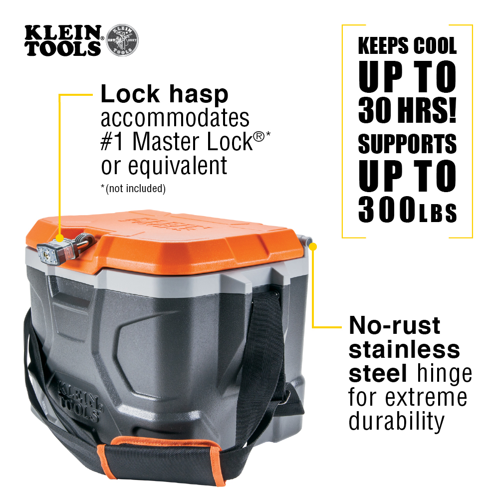 Klein Tools Tradesman Pro Tough 17-Quart Box Cooler  from GME Supply