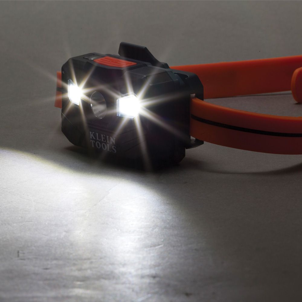 Klein Tools 400 Lumen Rechargeable Headlamp with Silicone Strap from GME Supply