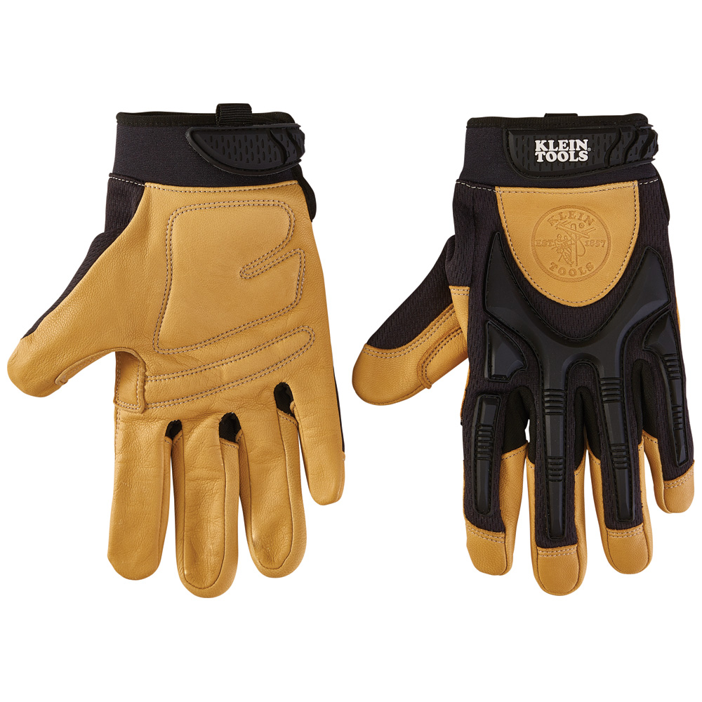 Klein Tools Leather Work Gloves from GME Supply