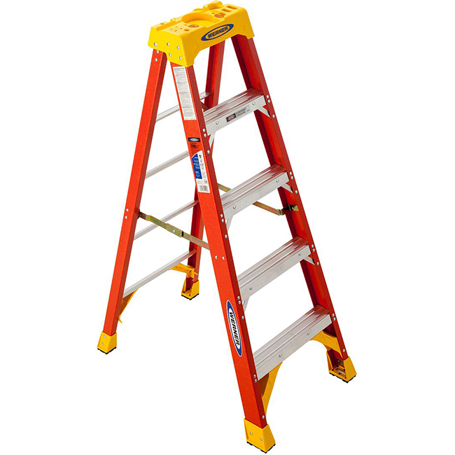 Werner Type 1A Fiberglass Step Ladders from GME Supply