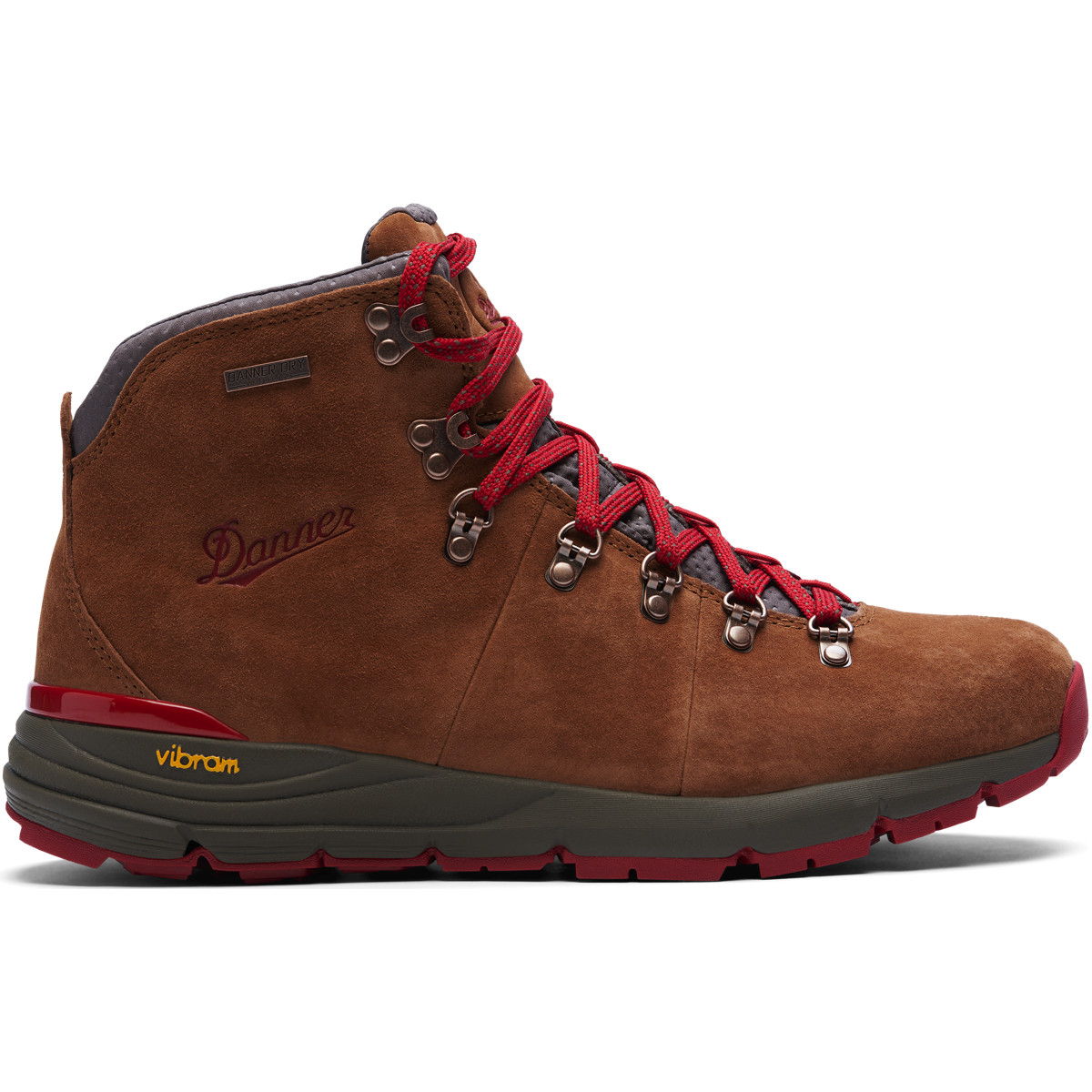 Danner Men's Mountain 600 Hiking Boots (Brown/Red) from GME Supply