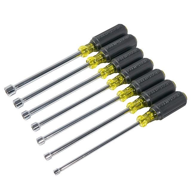 Klein Tools 647M 7 Piece Magnetic Nut Driver Set from GME Supply