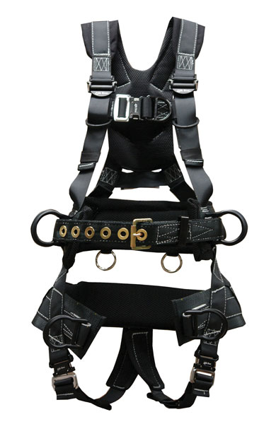 Elk River Peregrine Platinum Tower Harness with Aluminum and Steel D-Rings from GME Supply