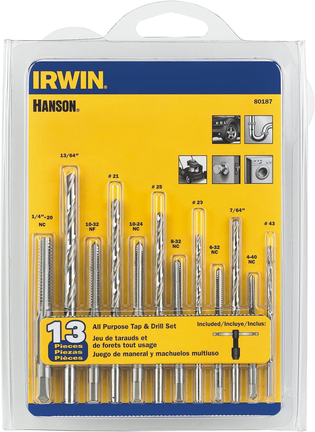 Irwin Tools All Purpose Tap and Drill 13-Piece Set  from GME Supply