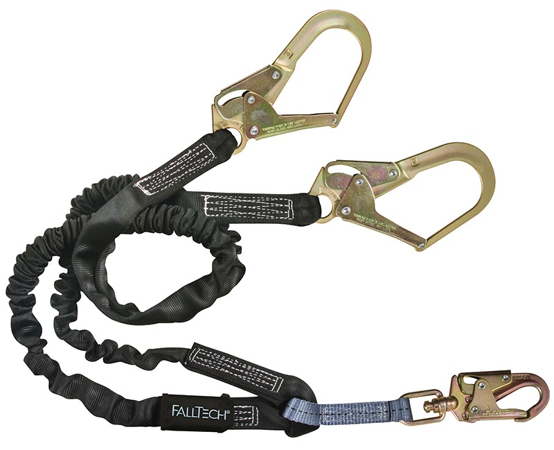 FallTech 8246Y3 Heavyweight Twin Leg Lanyard from GME Supply