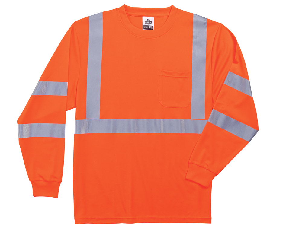 Ergodyne 8391 GloWear Class 3 Long Sleeve T-Shirt from GME Supply