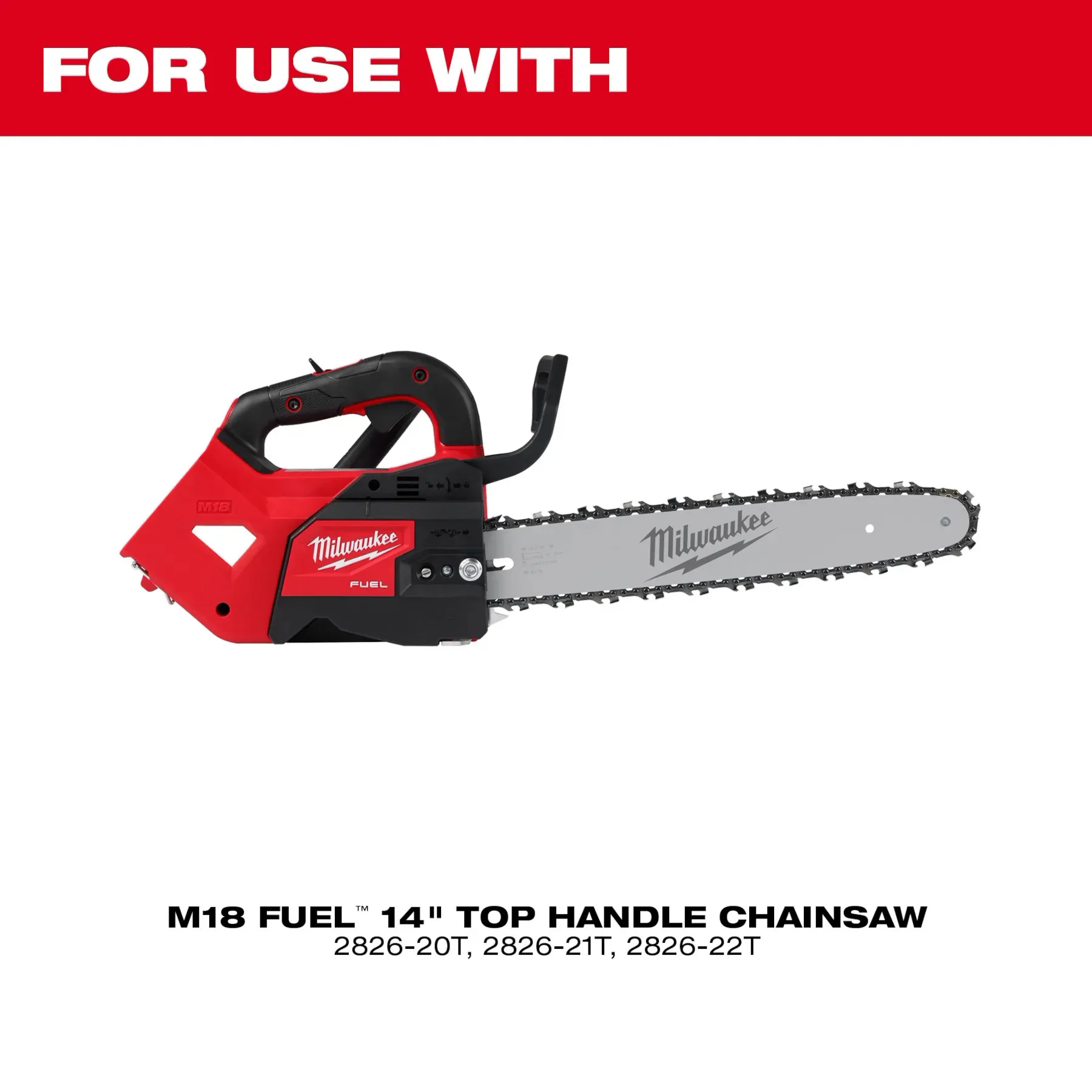 Milwaukee 14" Top Handle Chainsaw Guide Bar from GME Supply