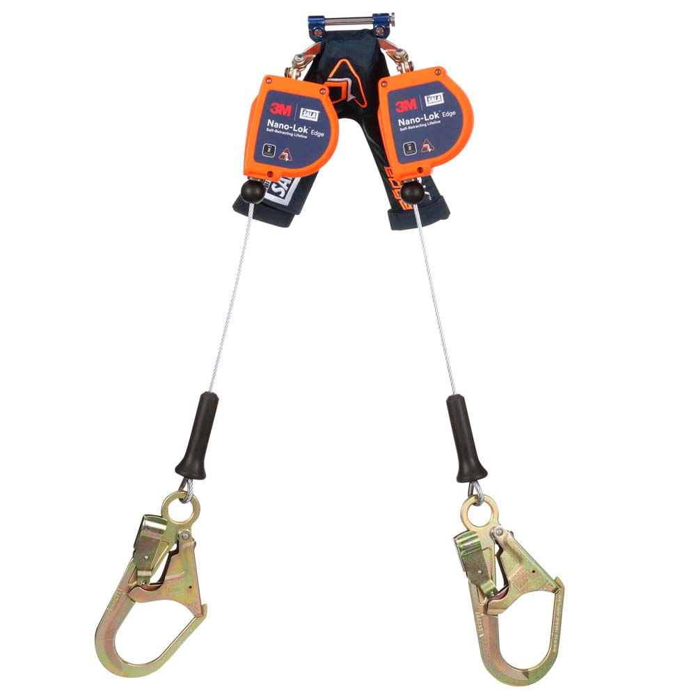 3M DBI-SALA Nano-Lok Twin-Leg Personal 7.3-Foot Self-Retracting Lifeline from GME Supply