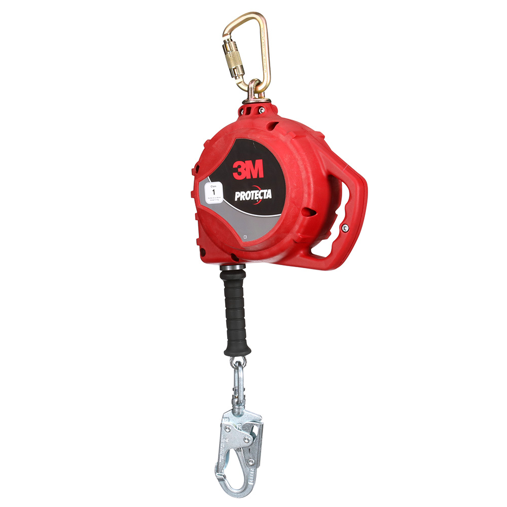 3M Protecta Self-Retracting Lifeline 3590036, Galvanized Cable, Steel Swivel Snap Hook, 33ft., Class 1, ANSI from GME Supply