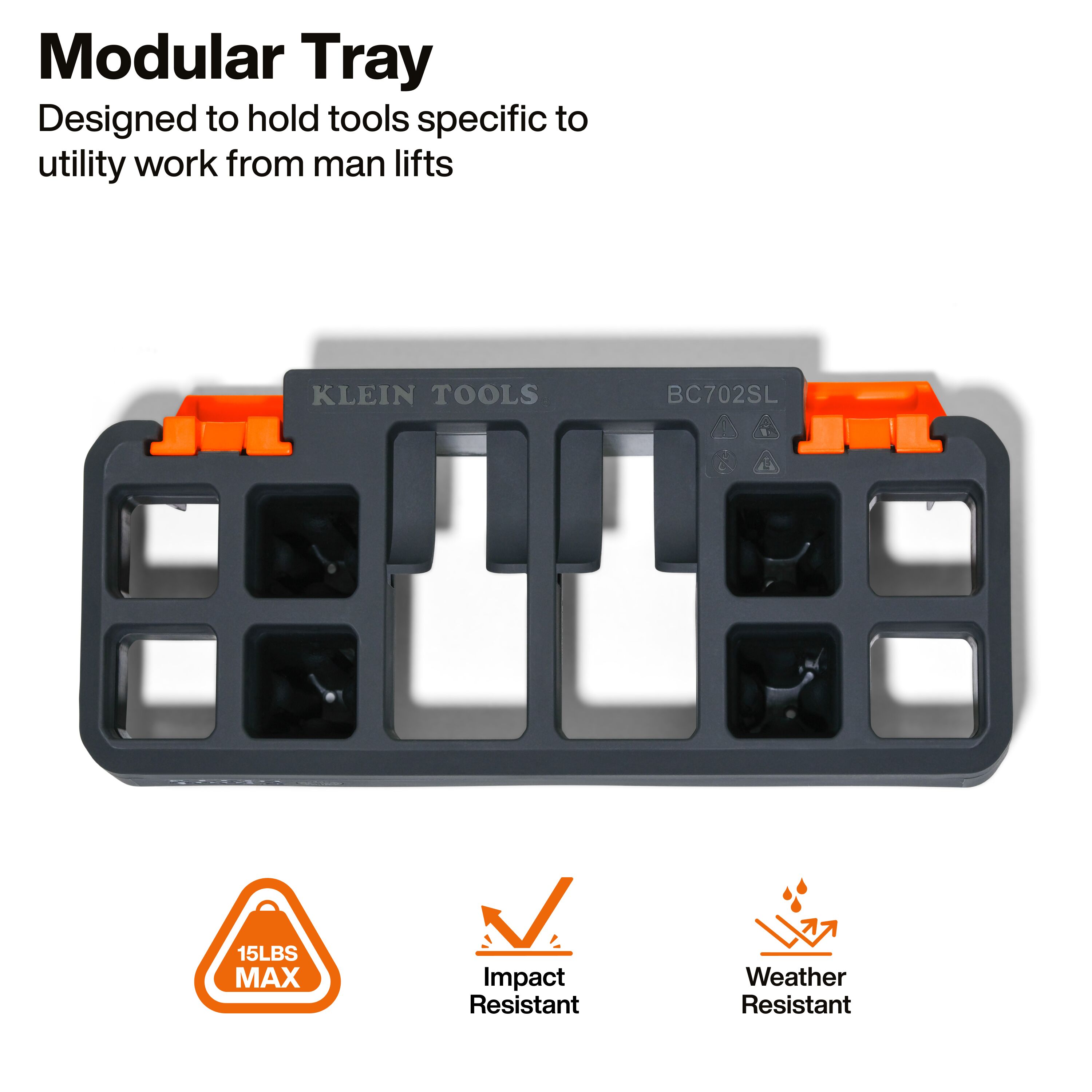 Klein Tools Rail System Tool Holder Module  from GME Supply