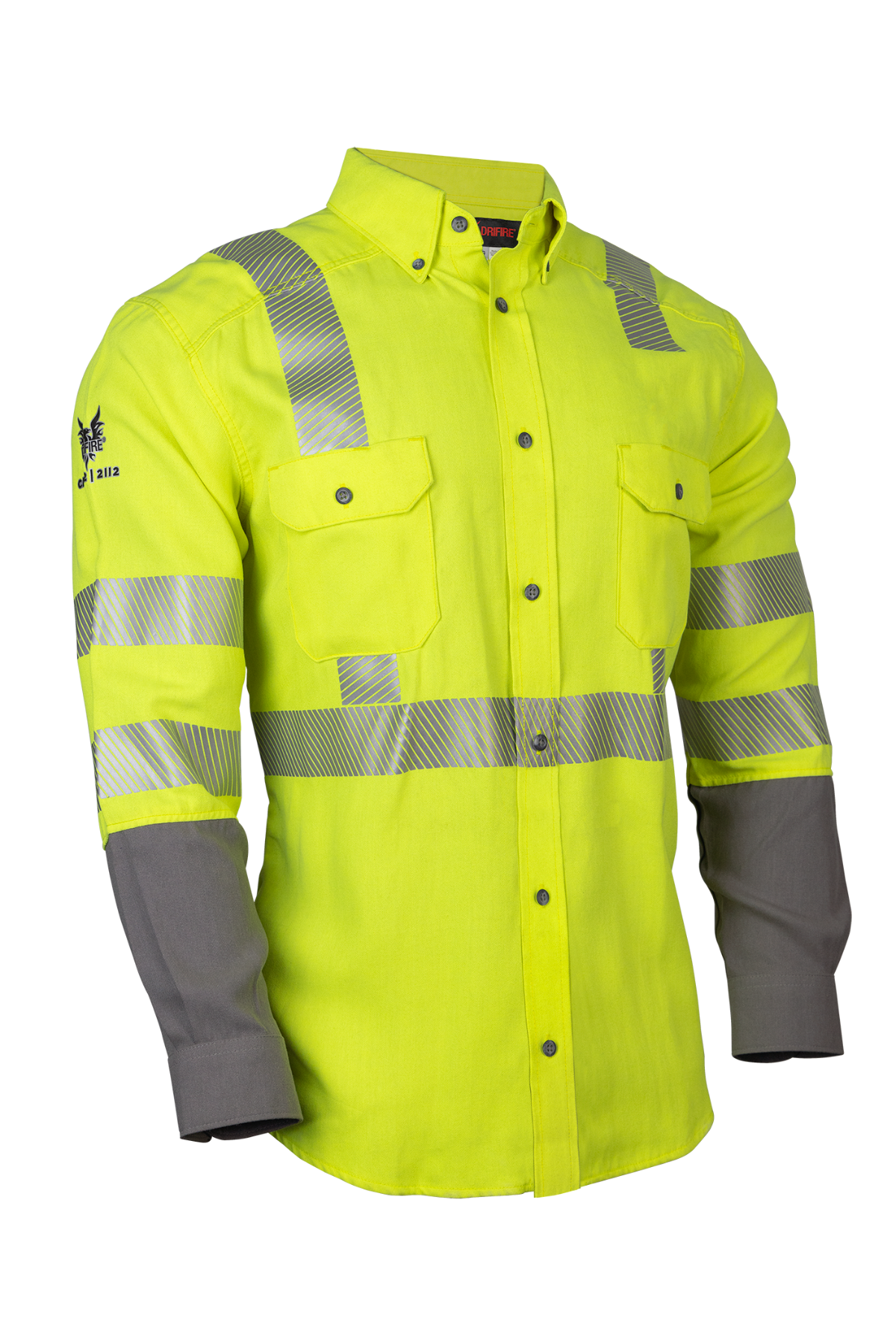 NSA DRIFIRE FR Hi-Vis Lightweight Work Shirt Class 3 from GME Supply