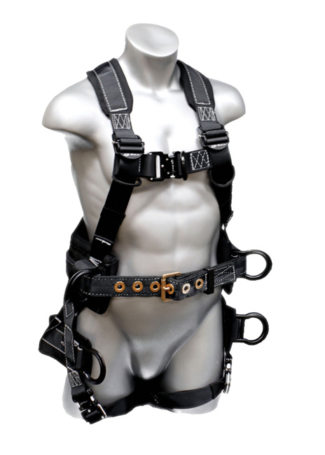 Elk River Peregrine Platinum Tower Harness with Aluminum and Steel D-Rings from GME Supply