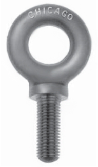 Chicago 1/2 x 1-1/2 Inch Hot Galvanized Shoulder Pattern Eye Bolt from GME Supply