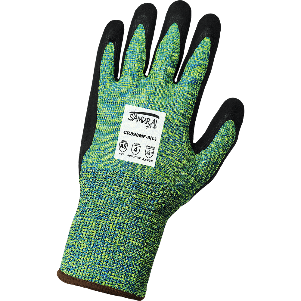 Global Glove Samurai Glove Cut A4 Puncture Static/Electrostatic Compliant Gloves from GME Supply