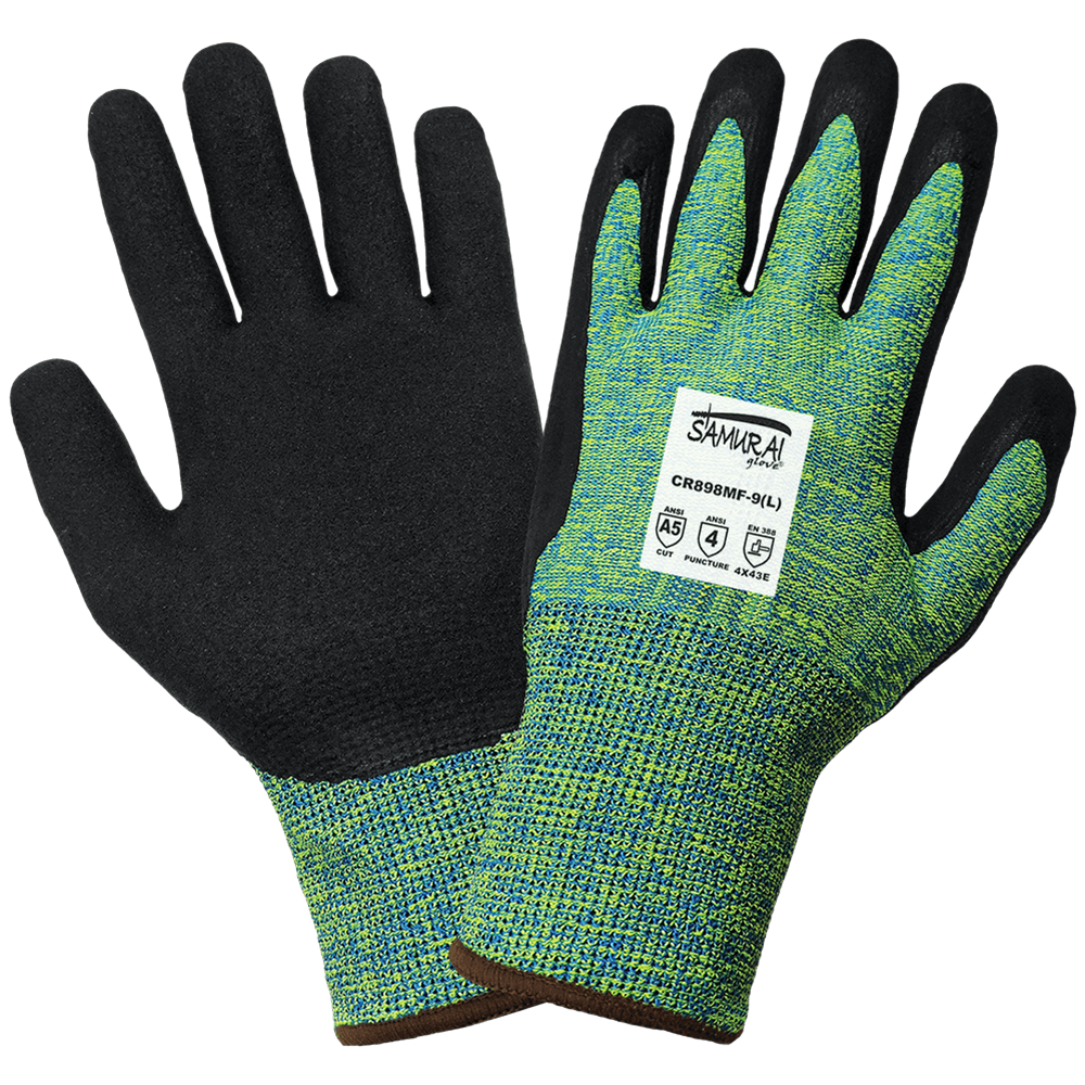 Global Glove Samurai Glove Cut A4 Puncture Static/Electrostatic Compliant Gloves from GME Supply