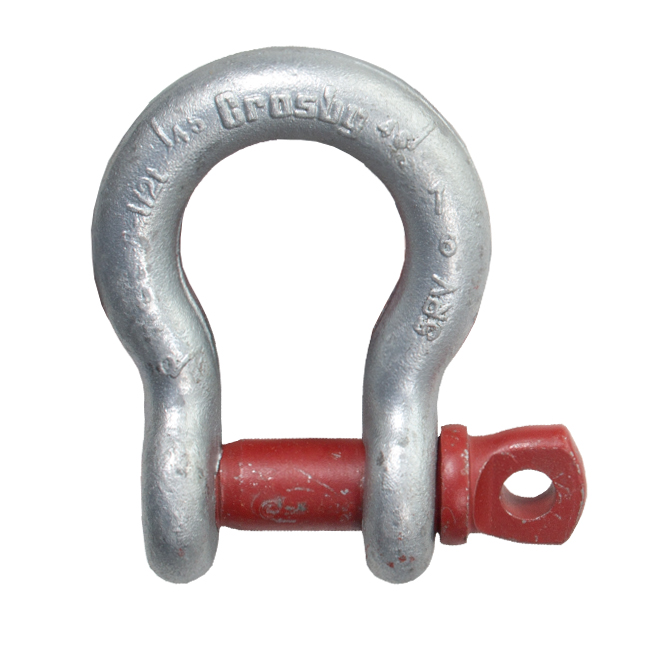 Crosby G-209 Galvanized Screw Pin Shackles from GME Supply