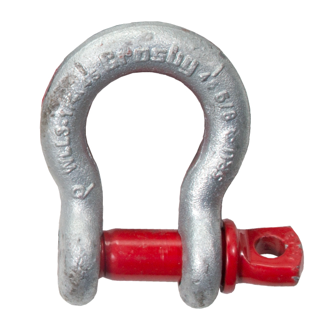 Crosby G-209 Galvanized Screw Pin Shackles from GME Supply