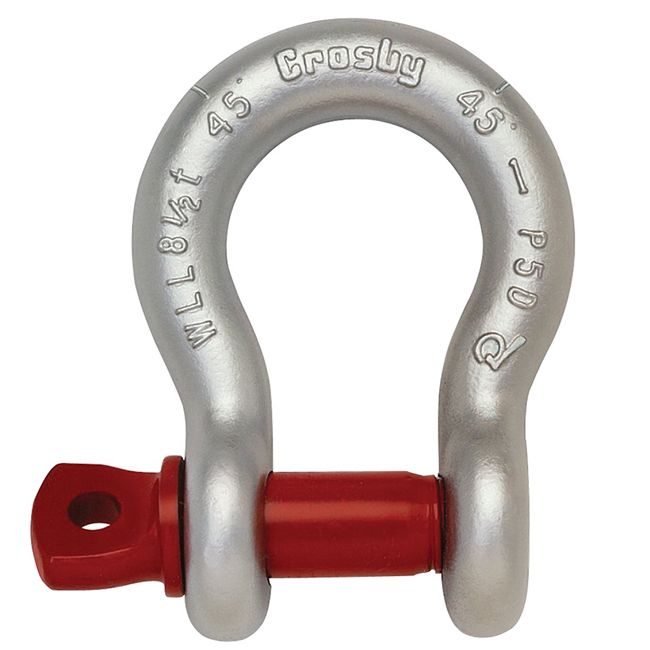 Crosby G-209 Galvanized Screw Pin Shackles from GME Supply