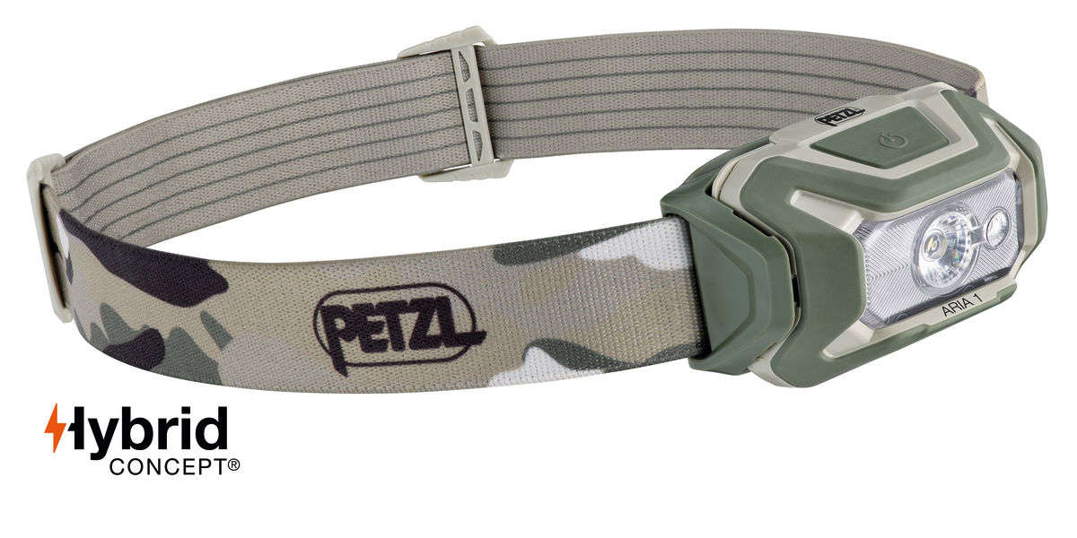 Petzl ARIA 1 RGB Compact Headlamp from GME Supply