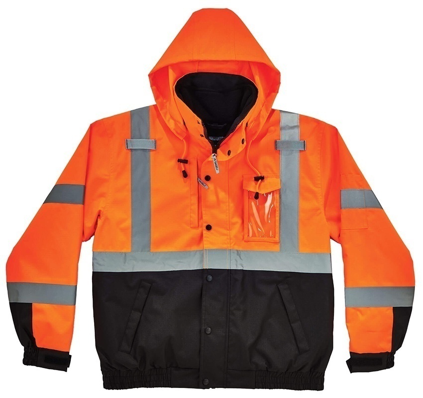 Ergodyne 8381 GloWear Class 3 Performance 4-in-1 Bomber Jacket from GME Supply