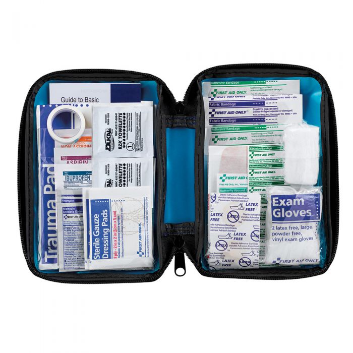 First Aid Only 80 Piece First Aid Kit with Fabric Case from GME Supply