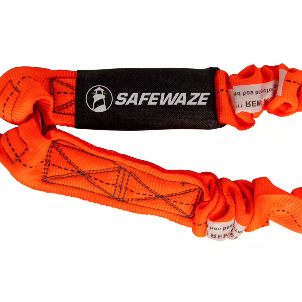 Safewaze V-Line 6' Stretch Internal Energy Absorbing Lanyard  from GME Supply