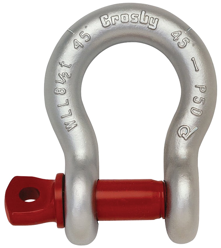 Crosby G-209 Galvanized Screw Pin Shackles from GME Supply