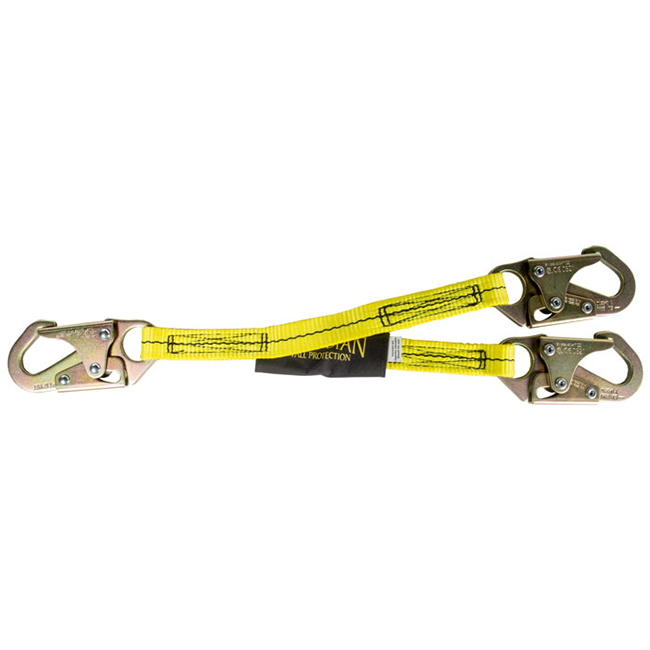 Guardian Fall Protection Rebar Positioning Device Web 22 Inch Non-Swivel Steel Snap Hooks from GME Supply