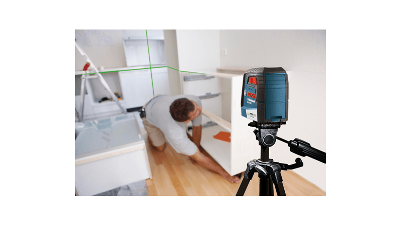 Bosch Self-Leveling Green-Beam Cross-Line Laser from GME Supply