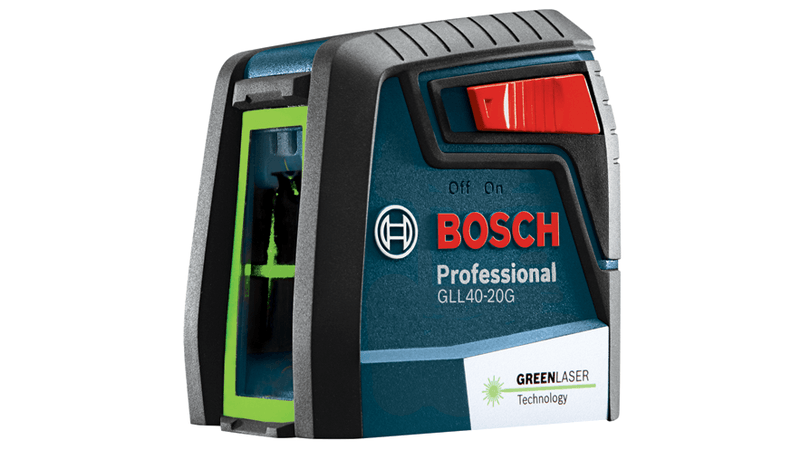 Bosch Self-Leveling Green-Beam Cross-Line Laser from GME Supply