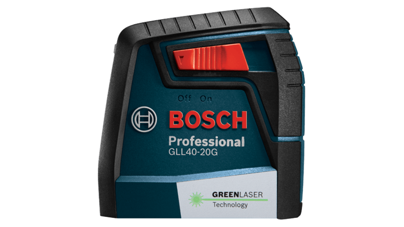 Bosch Self-Leveling Green-Beam Cross-Line Laser from GME Supply