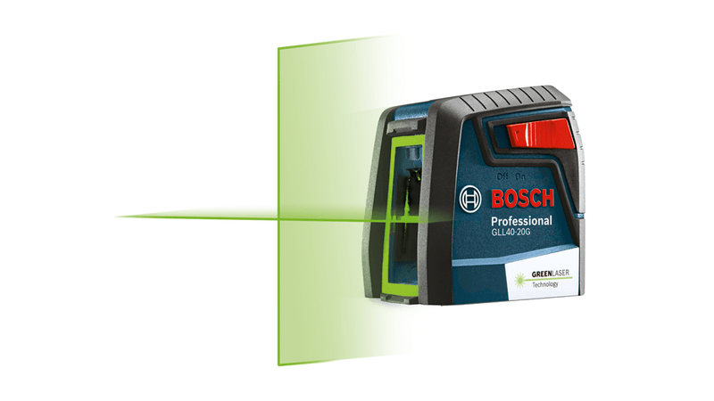 Bosch Self-Leveling Green-Beam Cross-Line Laser from GME Supply