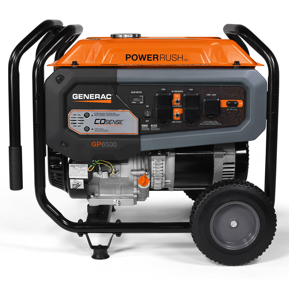 Generac GP Series 6500 Cosense Portable Generator from GME Supply