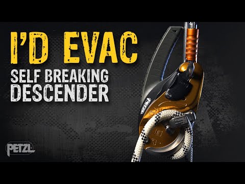 Petzl I'D EVAC Self-Braking Descender
