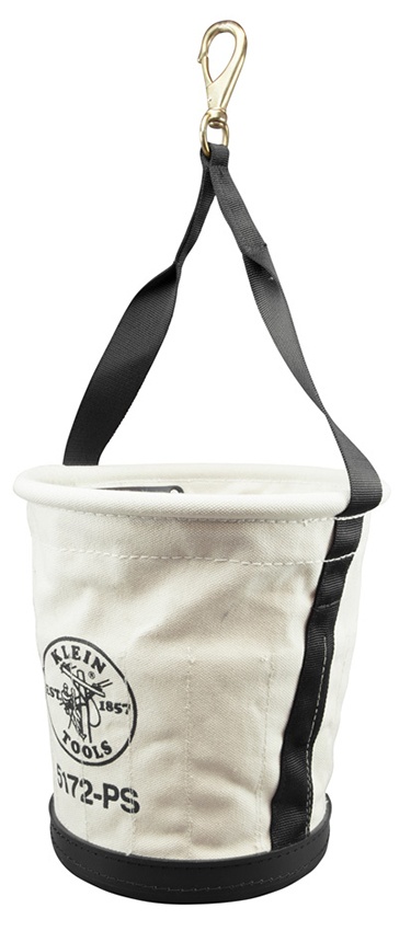 Klein Tools 5172PS Tapered Wall Bucket with 15 Inside Pockets from GME Supply