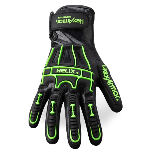 HexArmor Helix 3027IMP Water Resistant A7 Cut A2 Impact Gloves from GME Supply
