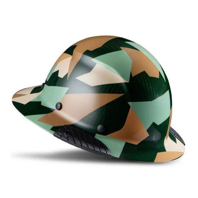 Lift Safety DAX Carbon Fiber Jungle Camo Full Brim Hard Hat from GME Supply