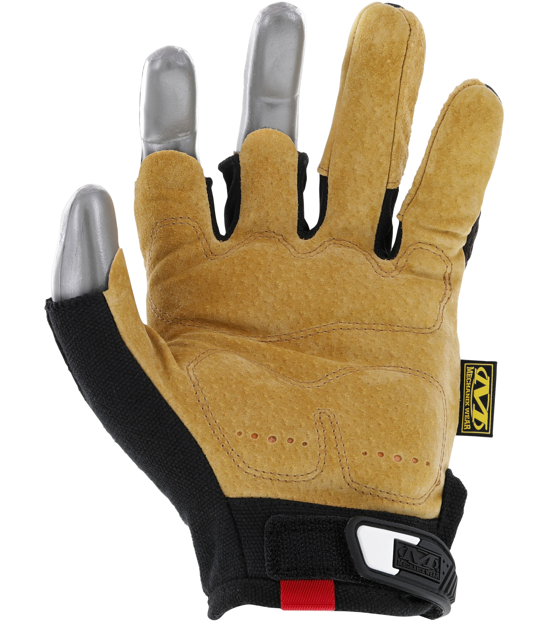 Mechanix Wear Leather M-Pact Fingerless Framer Gloves from GME Supply