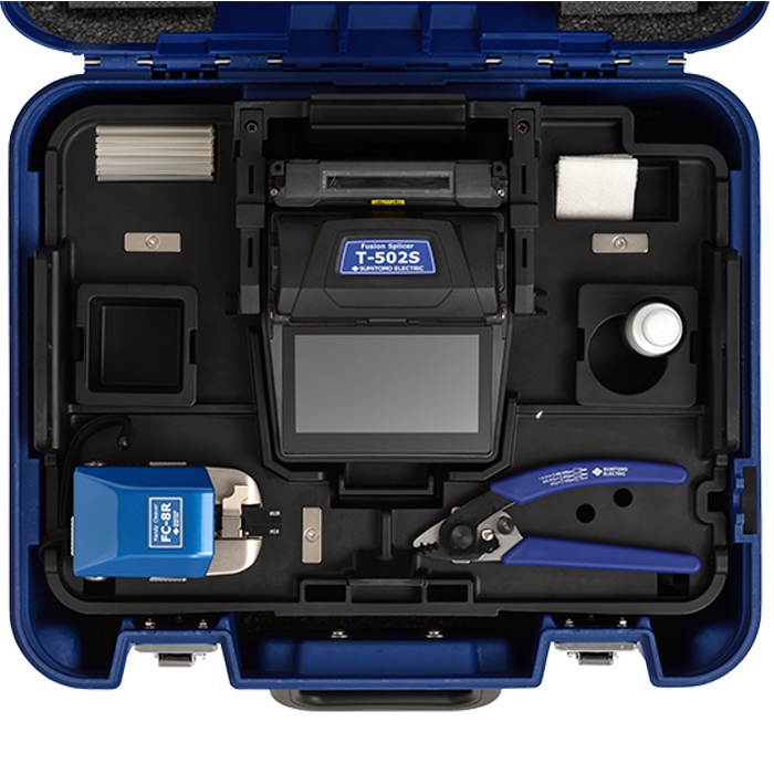 Sumitomo Electric Smart Active Clad Alignment Fusion Splicer Kit with FC-8R Cleaver from GME Supply