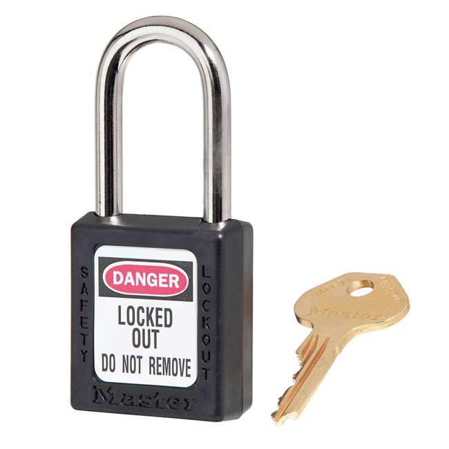 Master Lock 410 1-1/2 Inch (38mm) Zenex Thermoplastic Safety Padlock with 1-1/2 Inch (38mm) Shackle from GME Supply