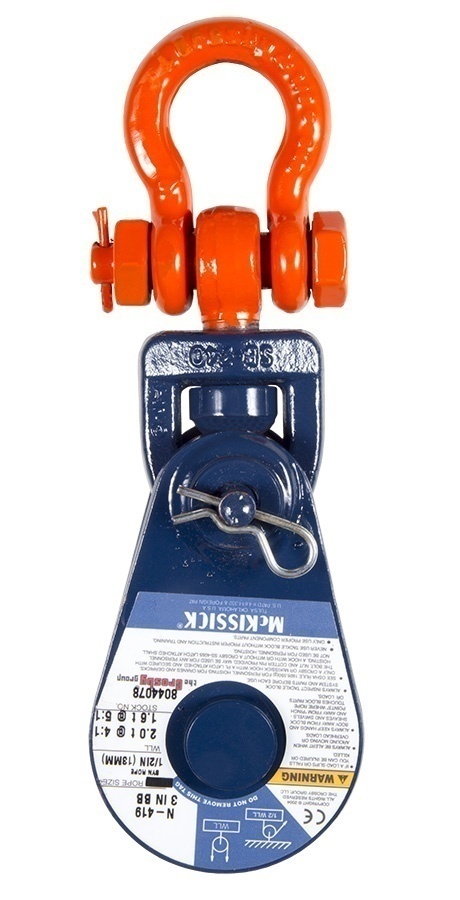 Crosby McKissick 3 Inch Block for 1/2 Inch Synthetic Rope from GME Supply