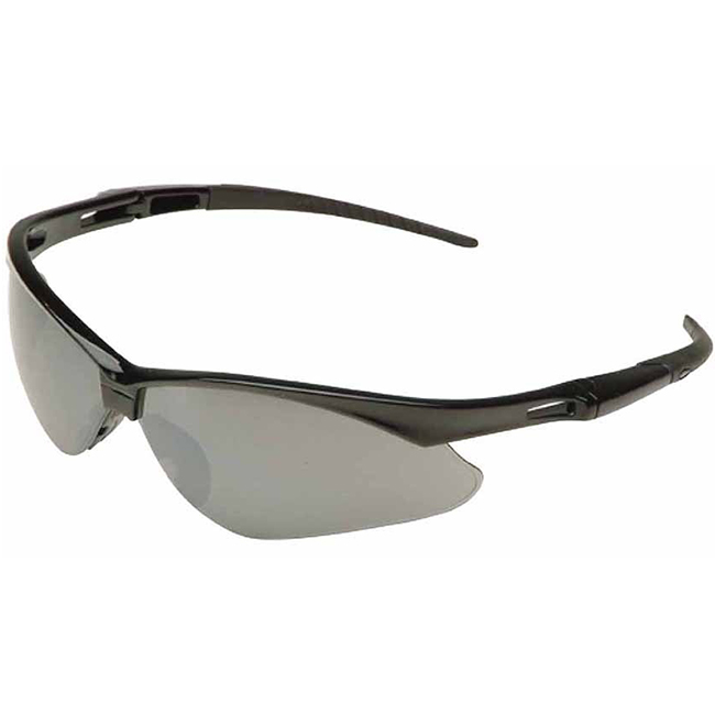 Jackson Safety V30 Nemesis Safety Glasses Black Frame with Smoke Mirror Lens from GME Supply