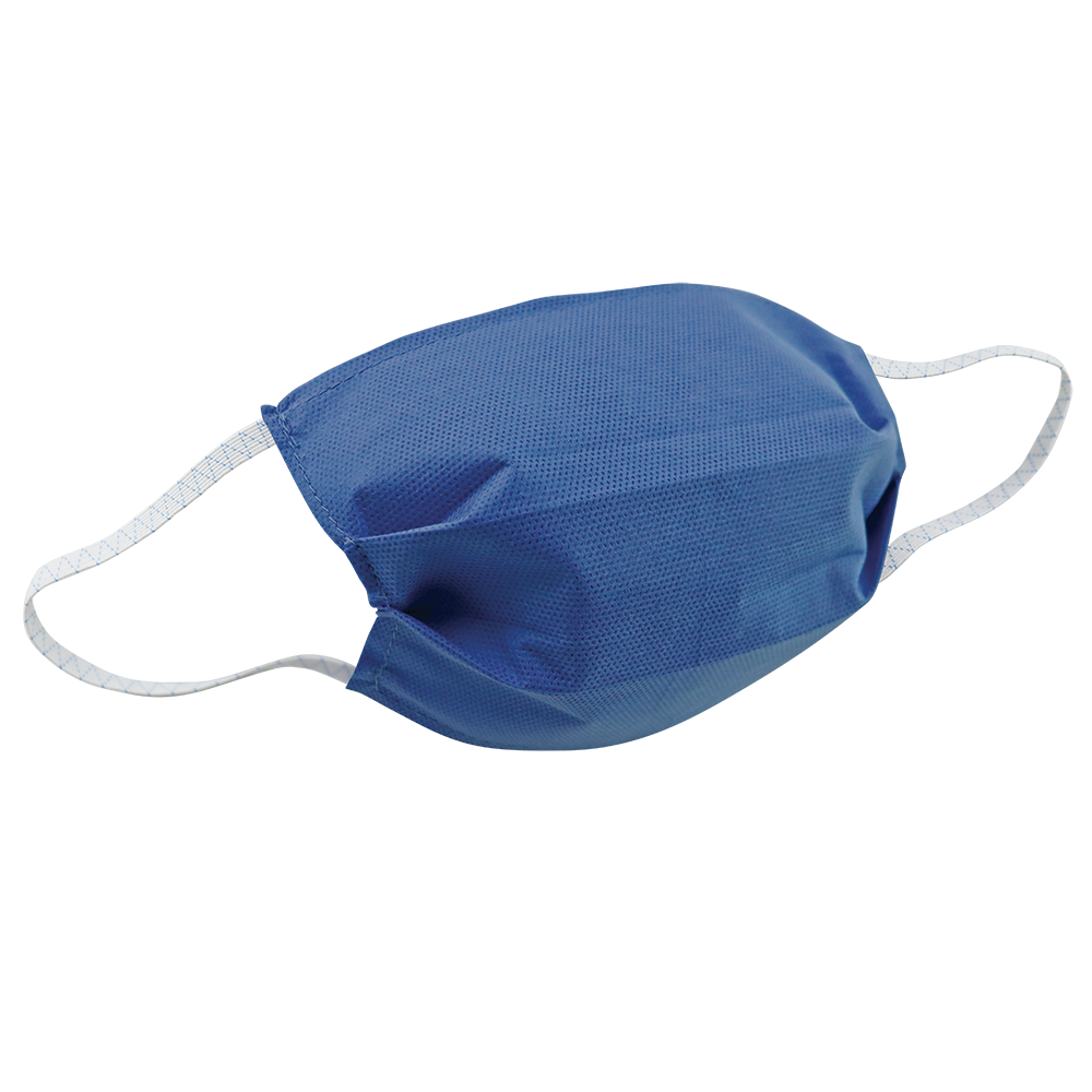 Global Glove Washable Blue Face Mask from GME Supply