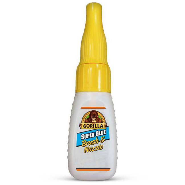 Gorilla Super Glue Brush and Nozzle from GME Supply