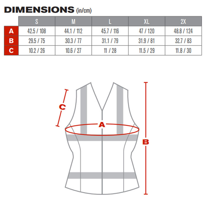 PIP ANSI Type R Class 2 Woman's Contoured Vest from GME Supply