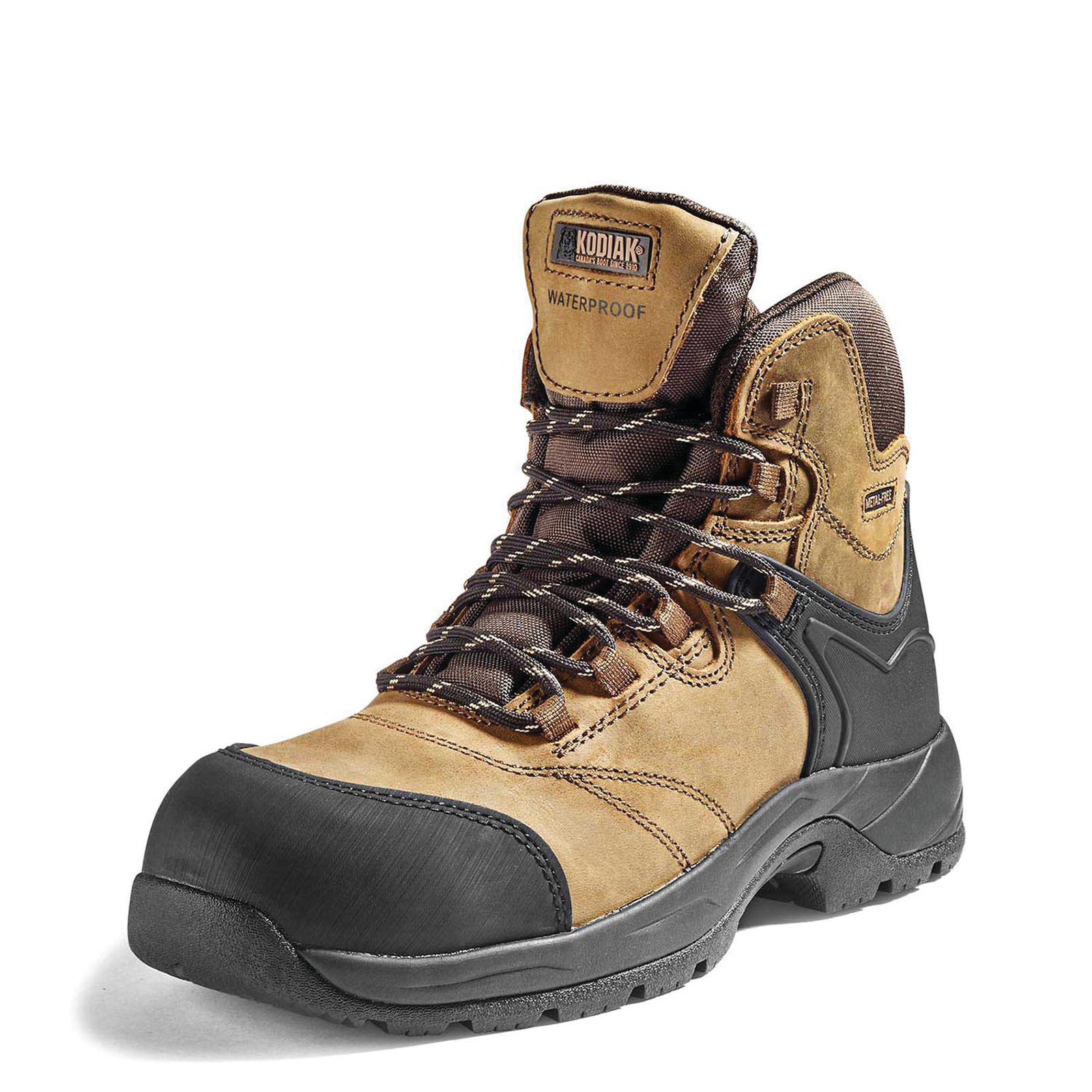 Kodiak Men's Journey Waterproof Hiker Safety Work Boots with Composite Toe from GME Supply